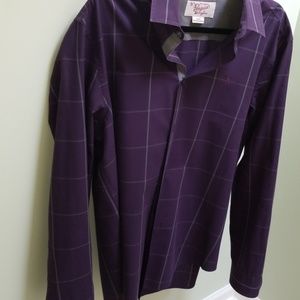 Penguin Classic Fit Purple Button Down Shirt Large
